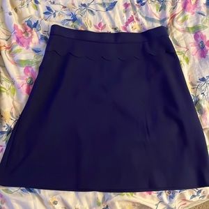 Blue Banana Republic skirt with scallop detail